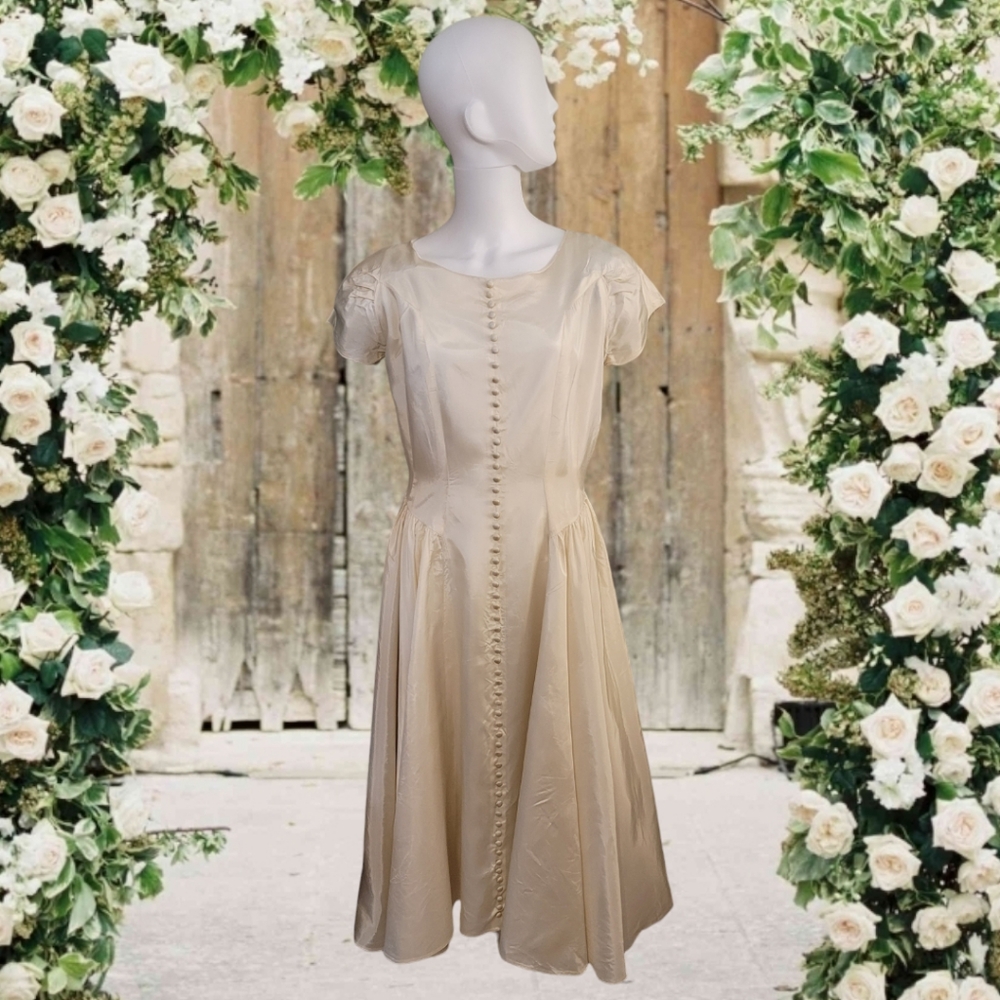 Vintage 1956 Handmade Wedding Dress